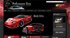 Desktop Screenshot of performancezoneindia.com